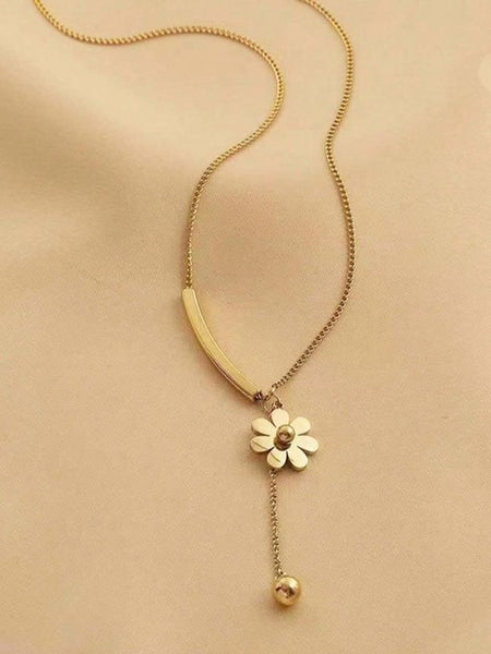 Sparkling Stylish Sunflower Necklace