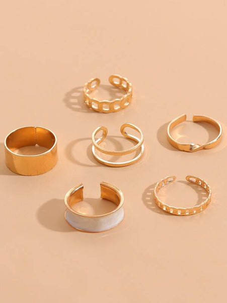 Sparkling 6pcs Stylist Ring