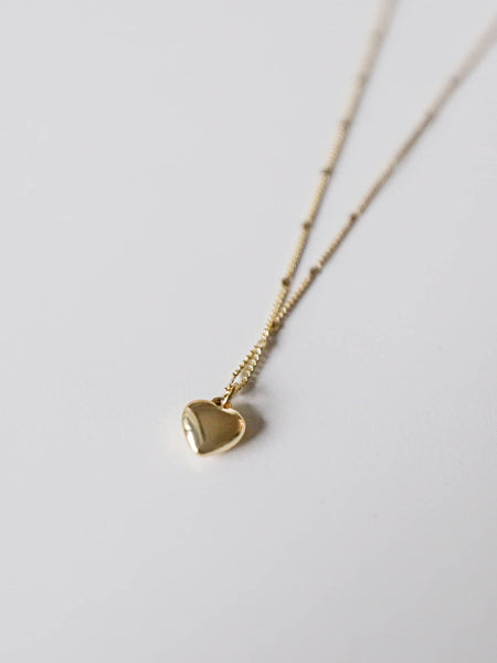 Sparkling DAZY Heart Pendant Necklace