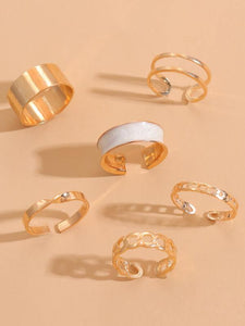 Sparkling 6pcs Stylist Ring