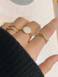 Sparkling 3pcs Simple Ring