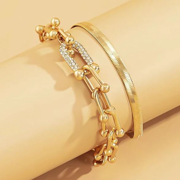 Sparkling CZ Link Bracelet